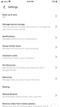 ¿Con qué frecuencia se realiza la copia de seguridad de Google Photos en el iPhone? 2