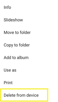 Cómo eliminar fotos de Google Photos solo en el dispositivo 3